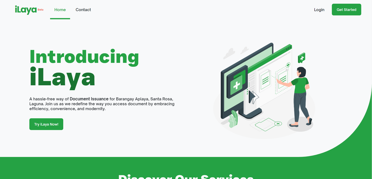 Screenshot of project iLaya